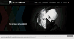 Desktop Screenshot of deine-lakaien.com